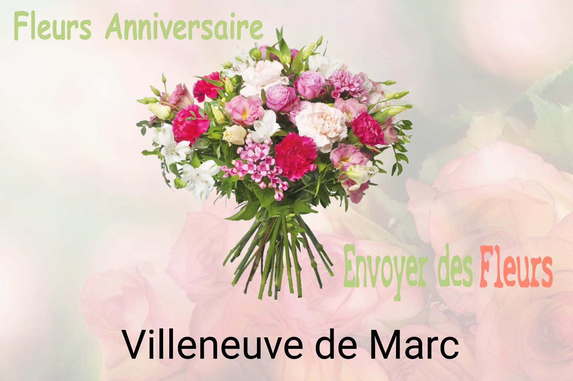 Bouquet de fleurs d’anniversaire livré à Villeneuve-de-Marc