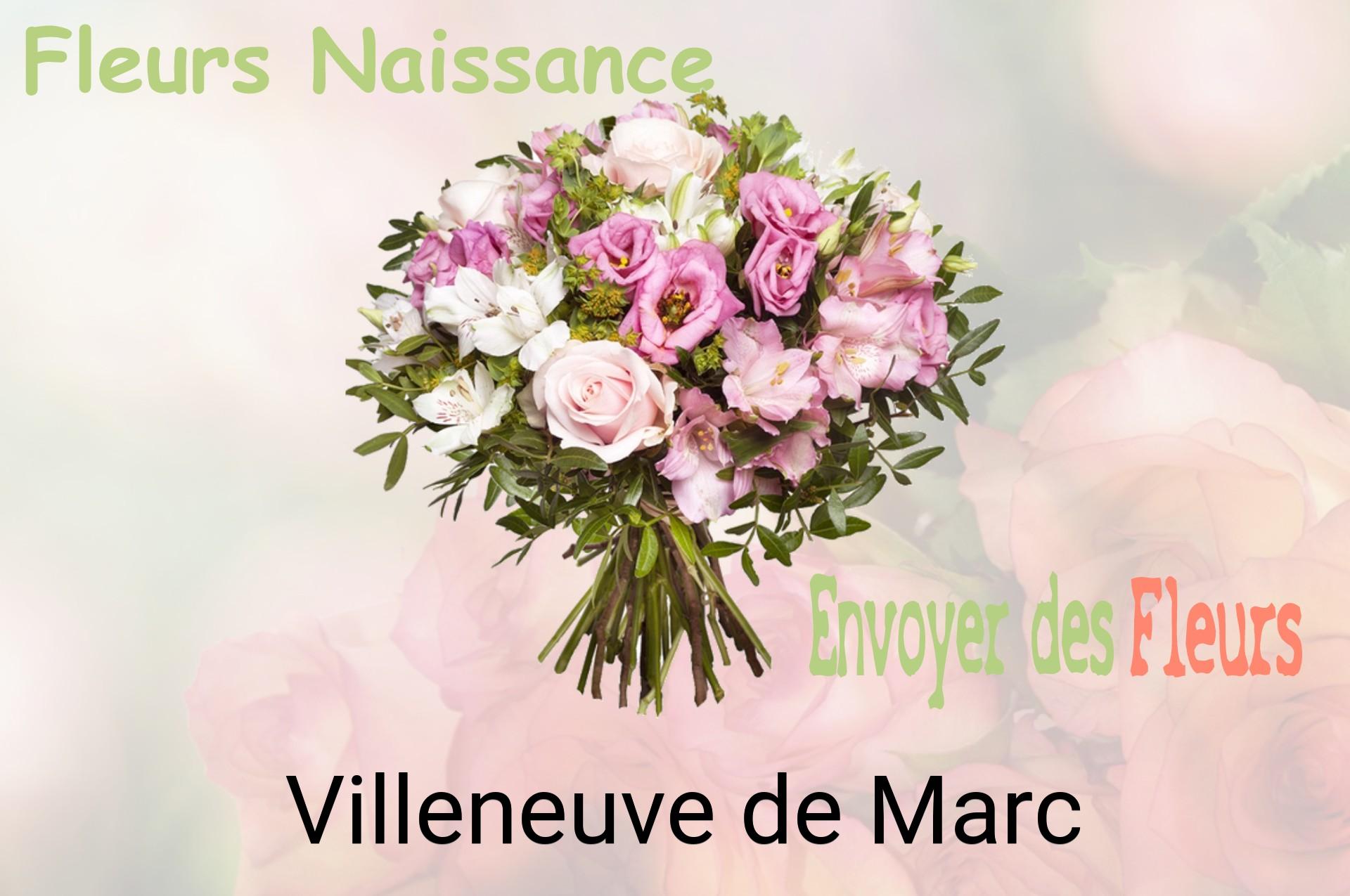 Bouquet de fleurs de naissance livré à Villeneuve-de-Marc