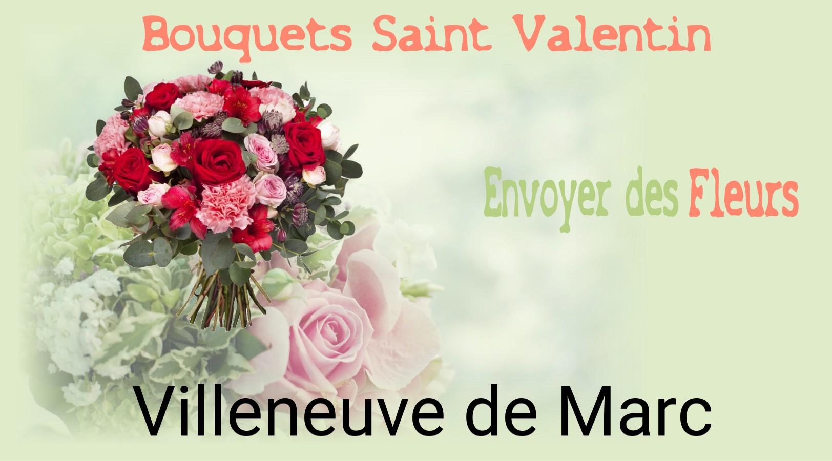 Roses de Saint-Valentin livrées à Villeneuve-de-Marc